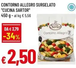 Famila Contorno allegro surgelato CUCINA SARTOR offerta