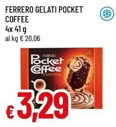 Famila Ferrero gelati pocket coffee offerta