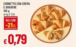 Famila Cornetto con crema e amarene offerta