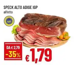 Famila Speck alto adige IGP offerta