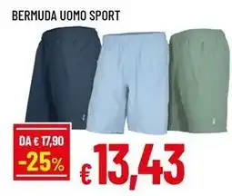 Famila Bermuda uomo sport offerta