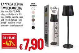 Famila Lampada LED da tavolo aurora offerta