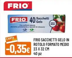 Famila Frio sacchetti gelo in rotolo formato medio 23 x 32 cm 40 pz offerta