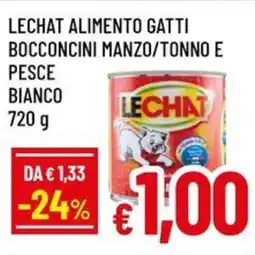 Famila Cesar alimento gatti bocconcini manzo/tonno e pesce bianco offerta