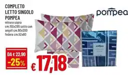 Famila Completo letto singolo POMPEA offerta