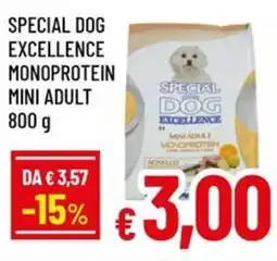 Famila Special dog excellence monoprotein mini adult offerta