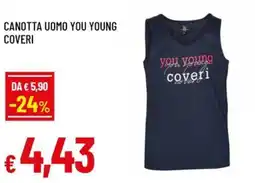 Famila Canotta uomo you young COVERI offerta