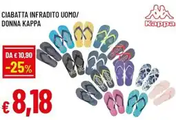 Famila Ciabatta infradito uomo/ donna KAPPA offerta