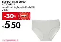Bennet Slip donna o uomo COTONELLA offerta