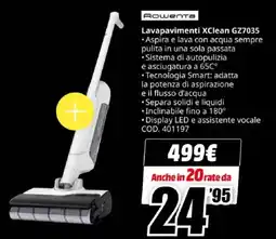 MediaWorld Rowenta Lavapavimenti XClean GZ7035 offerta