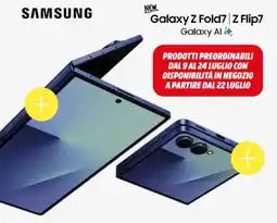 MediaWorld SAMSUNG Smartphone Galaxy Z Fold7 512 GB offerta