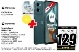 MediaWorld motorola Cuffie Buds + Smartphone G05 4+256 offerta