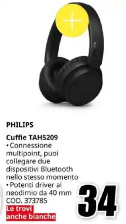 MediaWorld PHILIPS Cuffie TAH5209 offerta