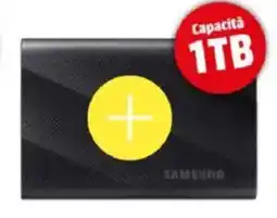 MediaWorld SAMSUNG SSD Esterno T9 Shield 1 TB offerta