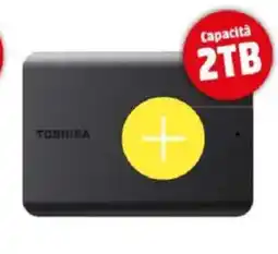 MediaWorld TOSHIDA Hard Disk basic 2TB offerta