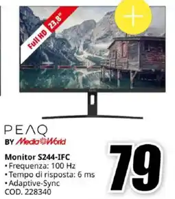 MediaWorld ΡΕΛΟ BY Media World Monitor S244-IFC offerta