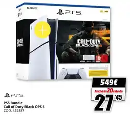 MediaWorld PS5 Bundle Call of Duty Black OPS 6 offerta