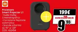 MediaWorld Proiettore Smart Projector L1 offerta