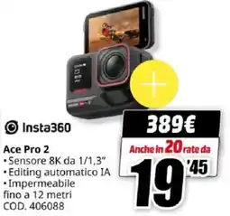 MediaWorld Insta360 Ace Pro 2 offerta