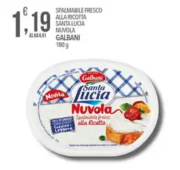 Iper Nonna Isa Spalmabile fresco alla ricotta santa lucia nuvola GALBANI offerta