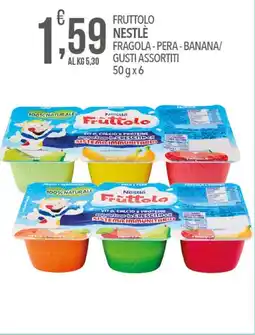 Fruttolo nestlè fragola-pera-banana/ gusti assortiti