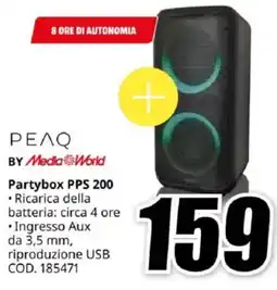 PEAQ BY Media World Partybox PPS 200