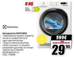 MediaWorld Electrolux Asciugatrice EW7H3855 offerta