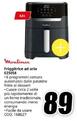 MediaWorld Moulinex Friggitrice ad aria EZ5058 offerta