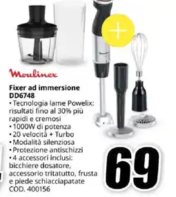 MediaWorld Moulinex Fixer ad immersione DD6748 offerta