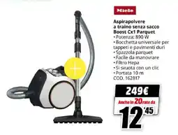 MediaWorld Miele Aspirapolvere a traino senza sacco Boost Cx1 Parquet offerta