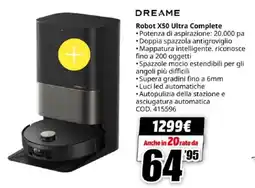 MediaWorld DREAME Robot X50 Ultra Complete offerta