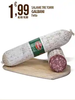 Iper Nonna Isa Salame tre torri GALBANI offerta