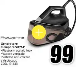 MediaWorld Rowenta Generatore di vapore VR7141 offerta