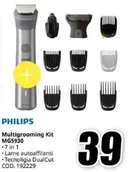 MediaWorld PHILIPS Multigrooming Kit MG5930 offerta