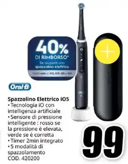 MediaWorld Oral-B Spazzolino Elettrico i05 offerta
