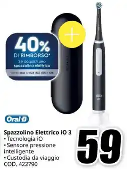 MediaWorld Oral-B Spazzolino Elettrico iO 3 offerta