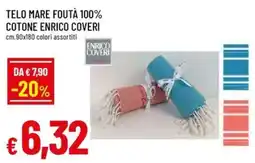 A&O Telo mare foutà 100% cotone ENRICO COVERI offerta