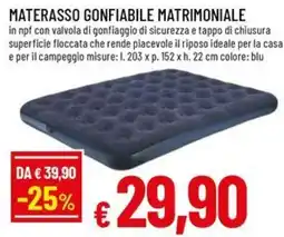 A&O Materasso gonfiabile matrimoniale offerta