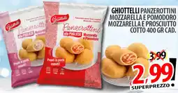 Il Genio Supermercato Ghiottelli panzerottini mozzarella e pomodoro mozzarella e prosciutto cotto offerta