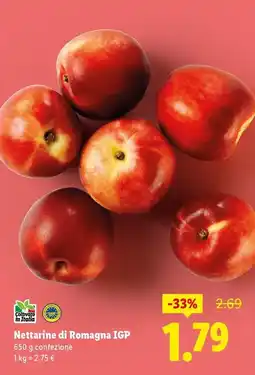 Lidl Nettarine di Romagna IGP offerta