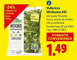 Lidl Vallericca Misticanza XXL offerta