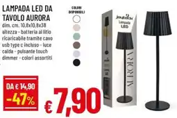 A&O Lampada LED DA tavolo aurora offerta