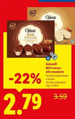 Lidl Gelatelli Mini stecco alle mandorle offerta