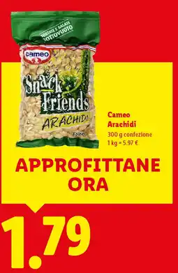 Lidl Cameo Arachidi offerta