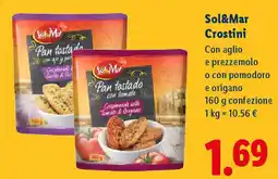 Lidl Sol&Mar Crostini Con aglio e prezzemolo o con pomodoro e origano offerta