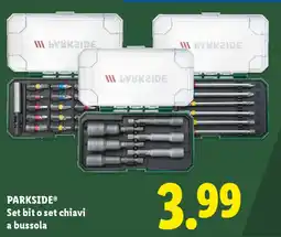 Lidl PARKSIDE Set bit o set chiavi a bussola offerta