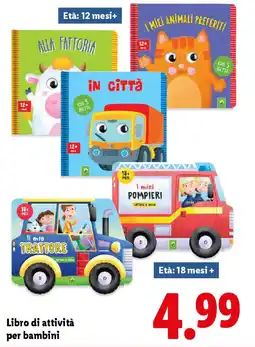 Lidl Libro di attività per bambini offerta
