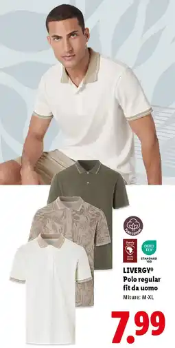 Lidl LIVERGY Polo regular fit da uomo offerta