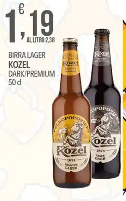 Iper Nonna Isa Birra lager kozel dark/premium offerta