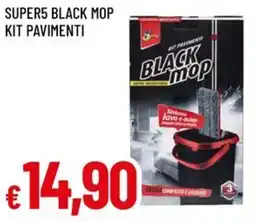 A&O Super5 black mop kit pavimenti offerta